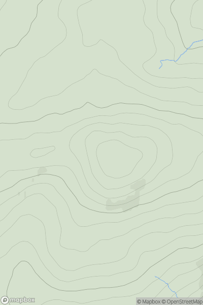 Thumbnail image for Brown Hill [The Glenkens to Annandale] [NX742886] showing contour plot for surrounding peak